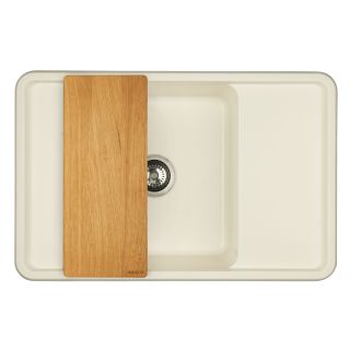 Мойка кухонная Акватон Беллис 78см жемчуг 1A725032BS240